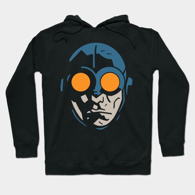 LOBSTER JOHNSON HUGE HEAD Hoodie by ROBZILLA